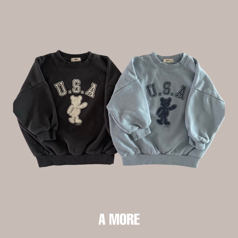 Amore - Korean Children Fashion - #magicofchildhood - USA Bear Sweatshirts