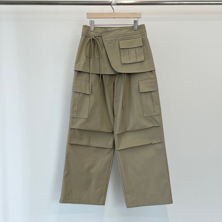 Another Avenue - Korean Women Fashion - #womensfashion - Wrap Skirt Cargo Pants - 3