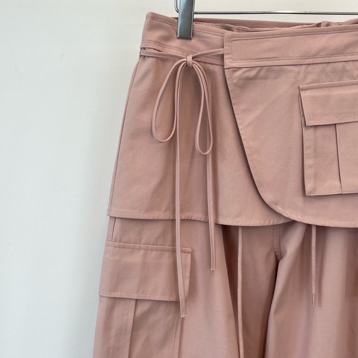 Another Avenue - Korean Women Fashion - #womensfashion - Wrap Skirt Cargo Pants - 9