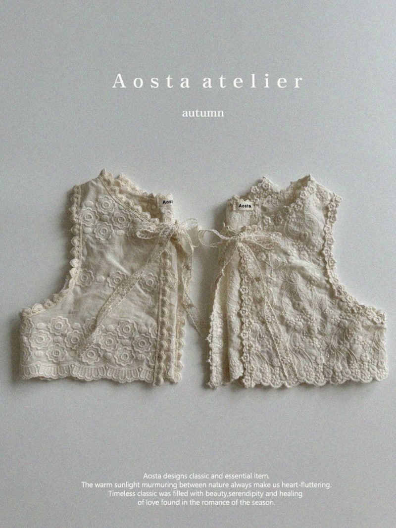 Aosta - Korean Children Fashion - #Kfashion4kids - Lace Vest - 2