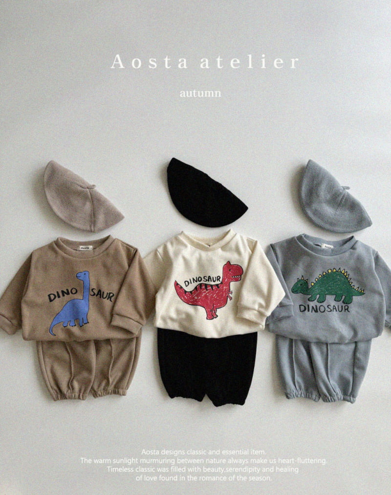 Aosta - Korean Children Fashion - #Kfashion4kids - Dino Sweatshirts - 6