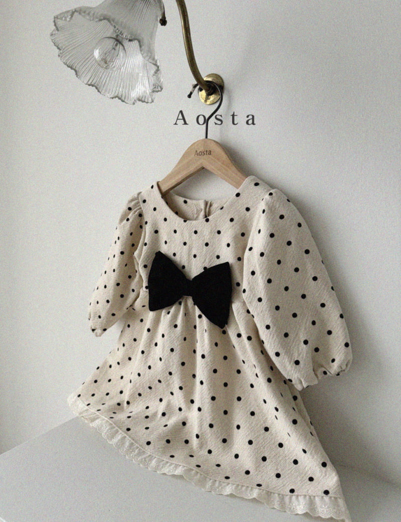 Aosta - Korean Children Fashion - #Kfashion4kids - Ribbon One-piece - 11