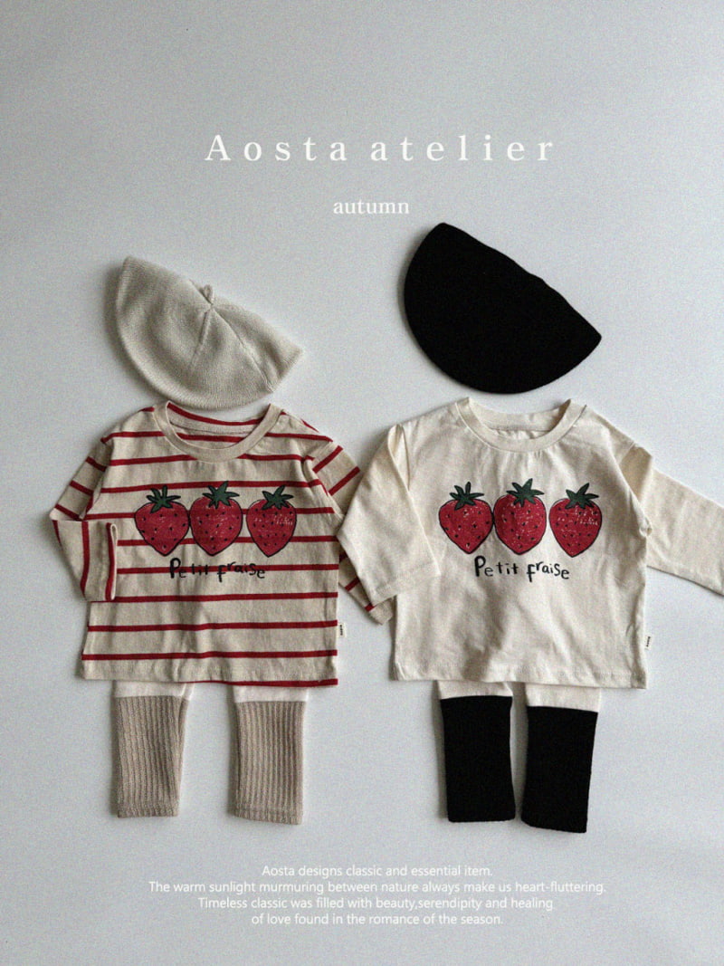 Aosta - Korean Children Fashion - #kidzfashiontrend - Strawberry Tee - 4