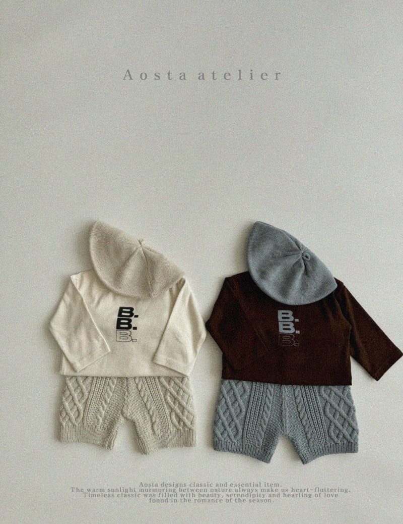 Aosta - Korean Children Fashion - #childofig - Knit Half Pants - 12