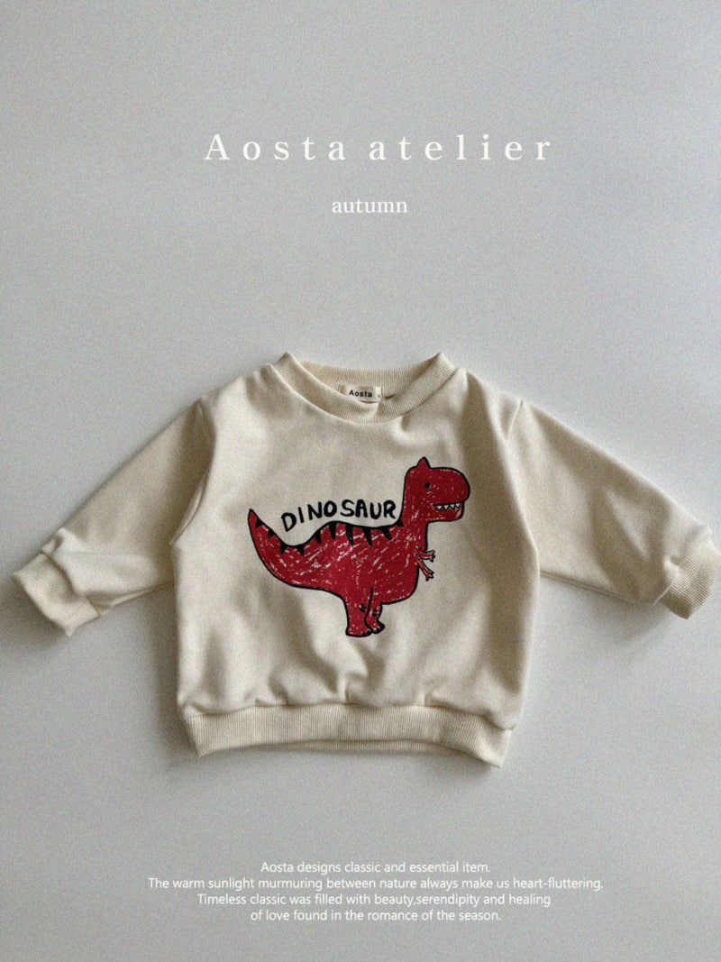 Aosta - Korean Children Fashion - #childofig - Dino Sweatshirts - 12