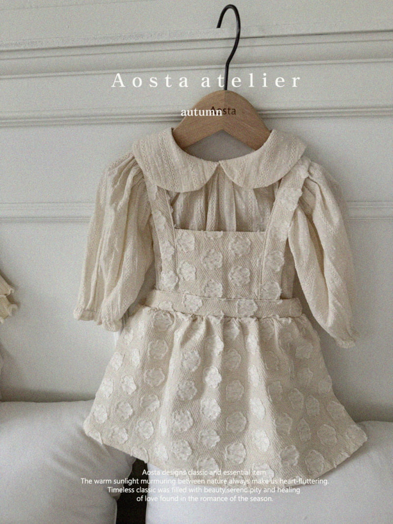 Aosta - Korean Children Fashion - #childofig - Collar Blouse - 2