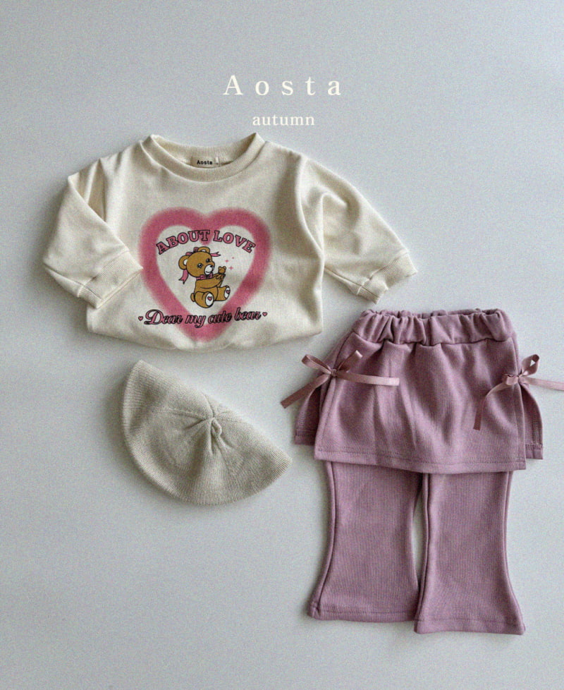 Aosta - Korean Children Fashion - #childrensboutique - Heart Bear Sweatshirts - 12