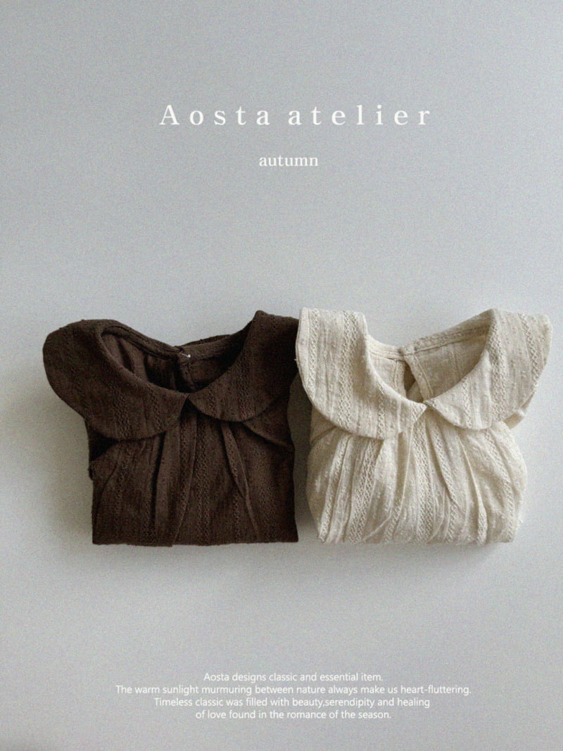 Aosta - Korean Children Fashion - #childrensboutique - Collar Blouse - 3