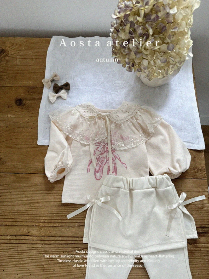 Aosta - Korean Children Fashion - #designkidswear - Ballerina Tee - 10