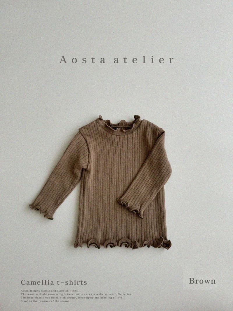 Aosta - Korean Children Fashion - #designkidswear - Camellia Tee - 3