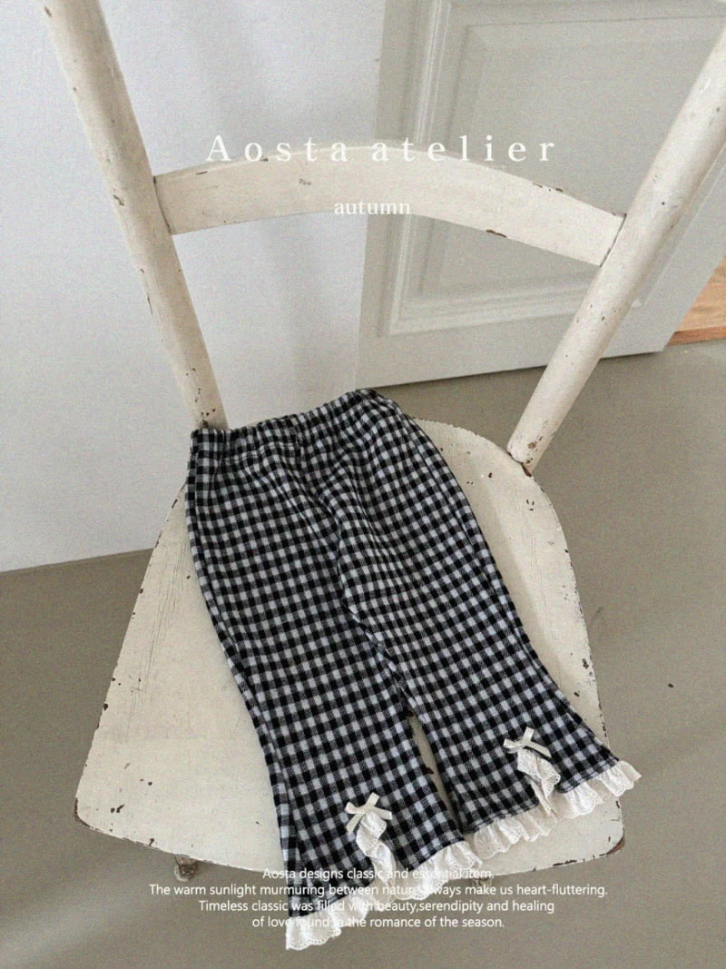 Aosta - Korean Children Fashion - #discoveringself - Ribbon Pants - 5