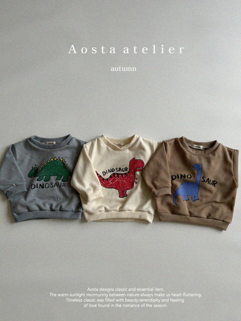 Aosta - Korean Children Fashion - #discoveringself - Dino Sweatshirts