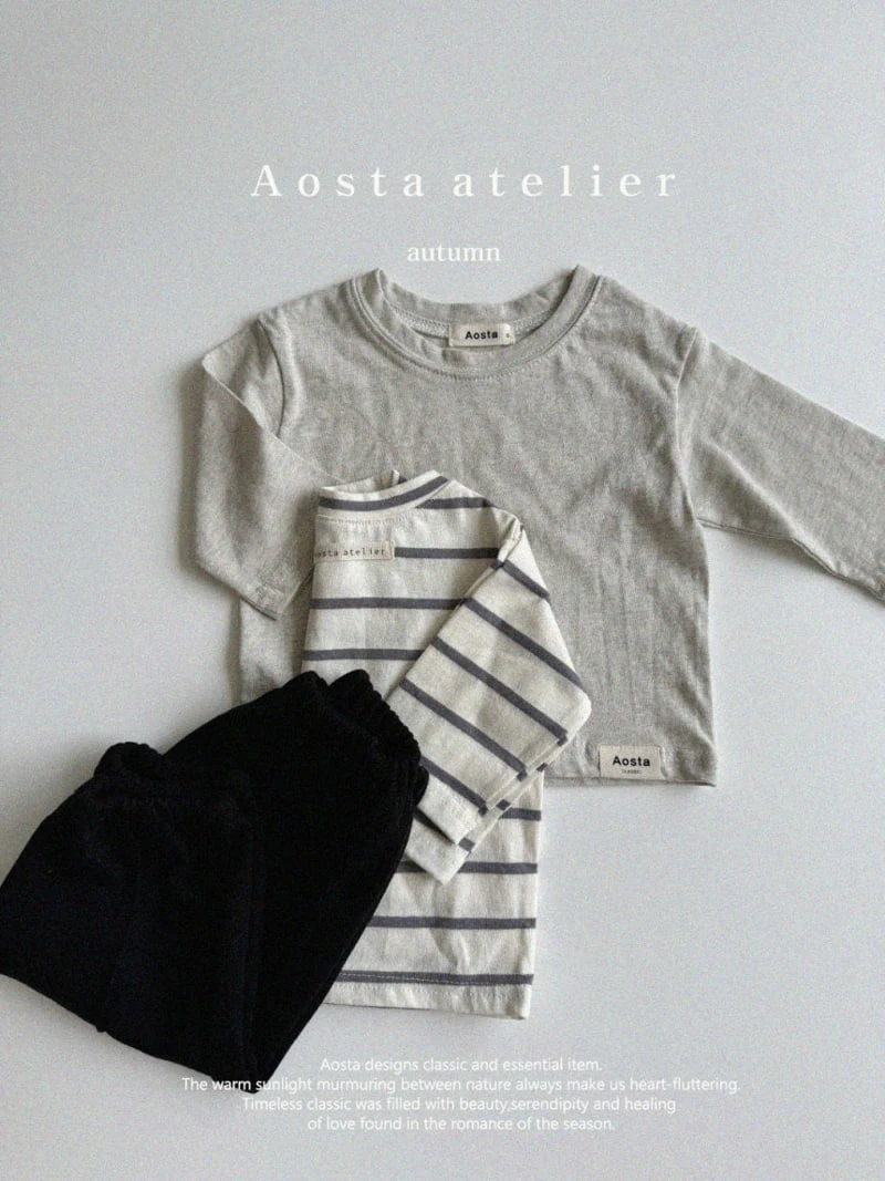 Aosta - Korean Children Fashion - #fashionkids - Essential Tee - 12