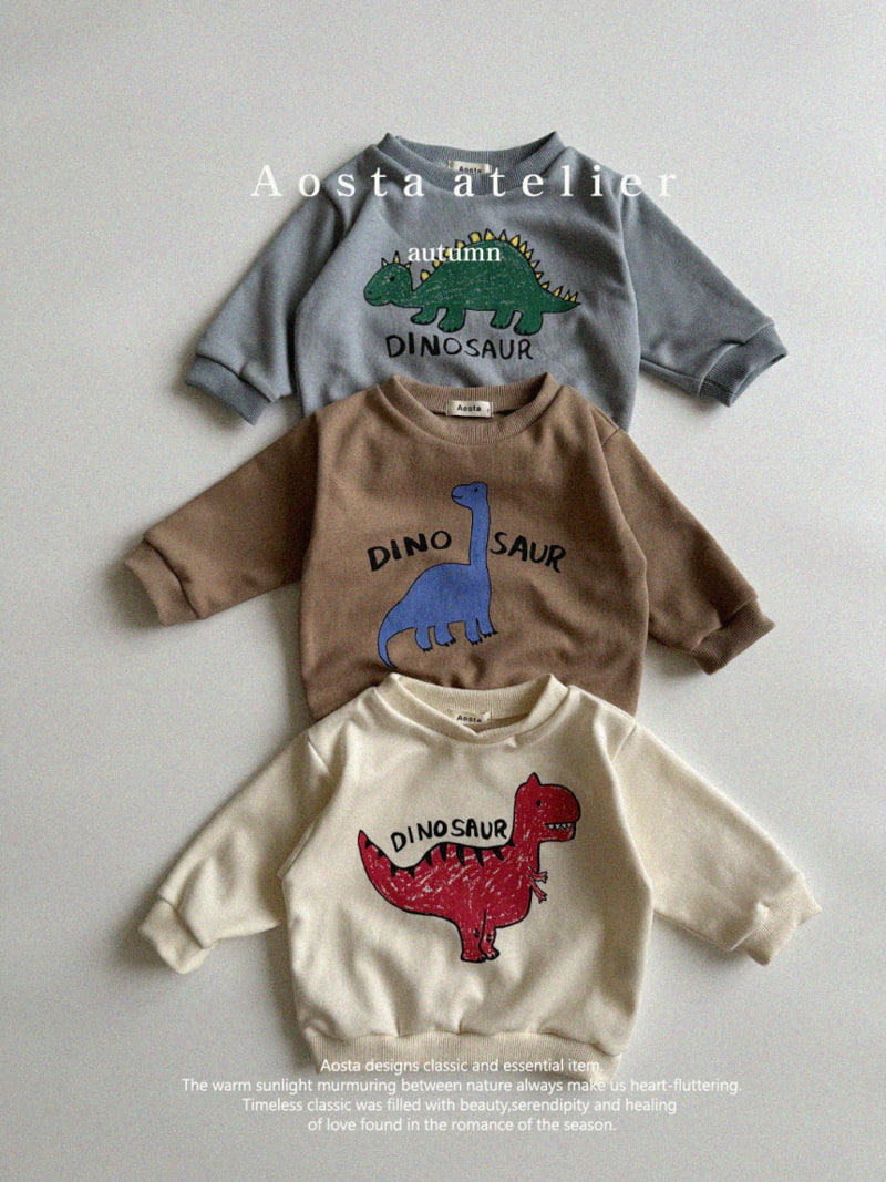 Aosta - Korean Children Fashion - #fashionkids - Dino Sweatshirts - 2