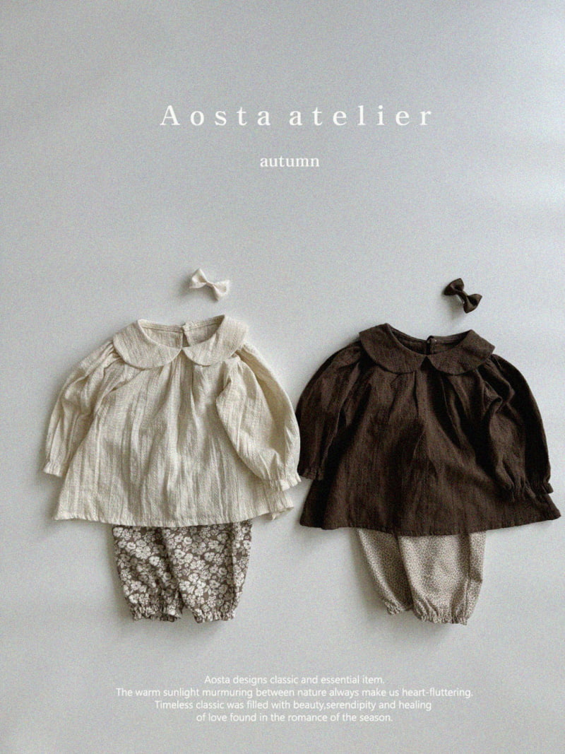 Aosta - Korean Children Fashion - #fashionkids - Collar Blouse - 6