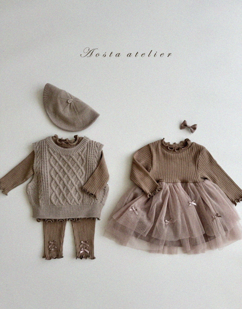 Aosta - Korean Children Fashion - #fashionkids - Knit Vest - 10