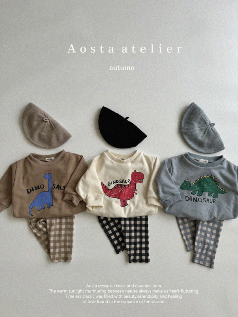 Aosta - Korean Children Fashion - #kidsshorts - Dino Sweatshirts - 4