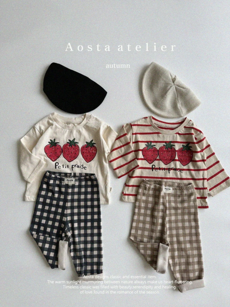 Aosta - Korean Children Fashion - #kidzfashiontrend - Strawberry Tee - 3