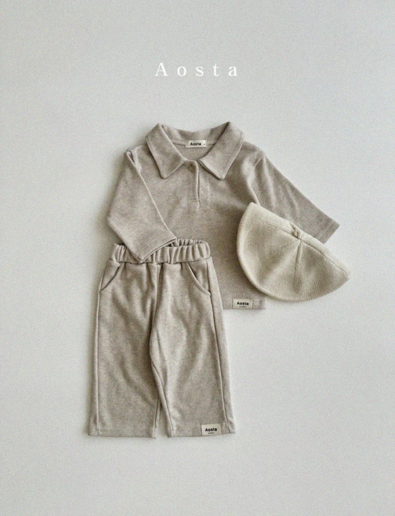 Aosta - Korean Children Fashion - #littlefashionista - Classic Collar Tee - 11