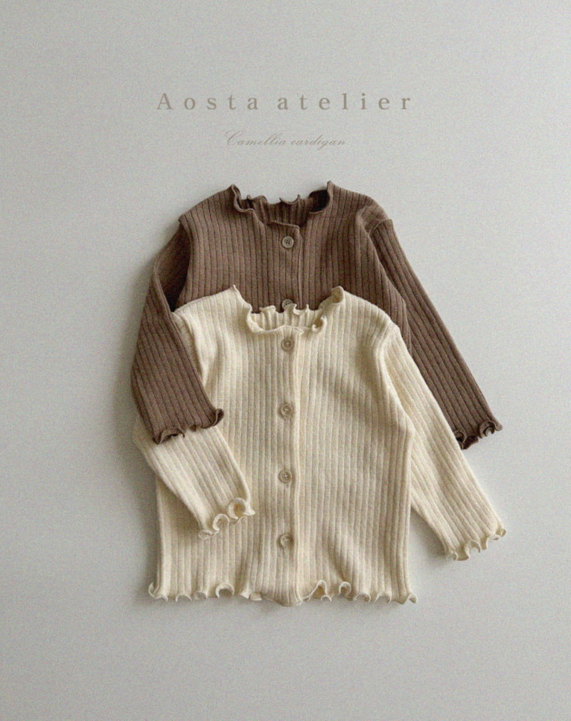 Aosta - Korean Children Fashion - #littlefashionista - Camellia Cardigan