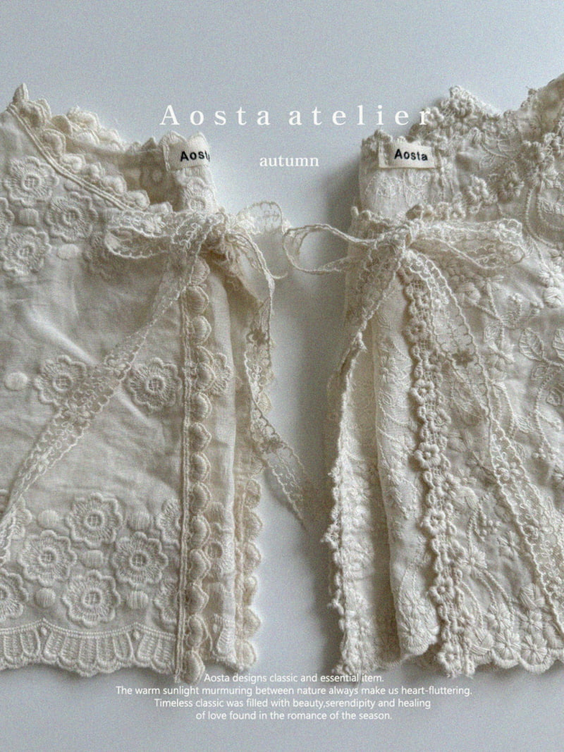 Aosta - Korean Children Fashion - #littlefashionista - Lace Vest - 3