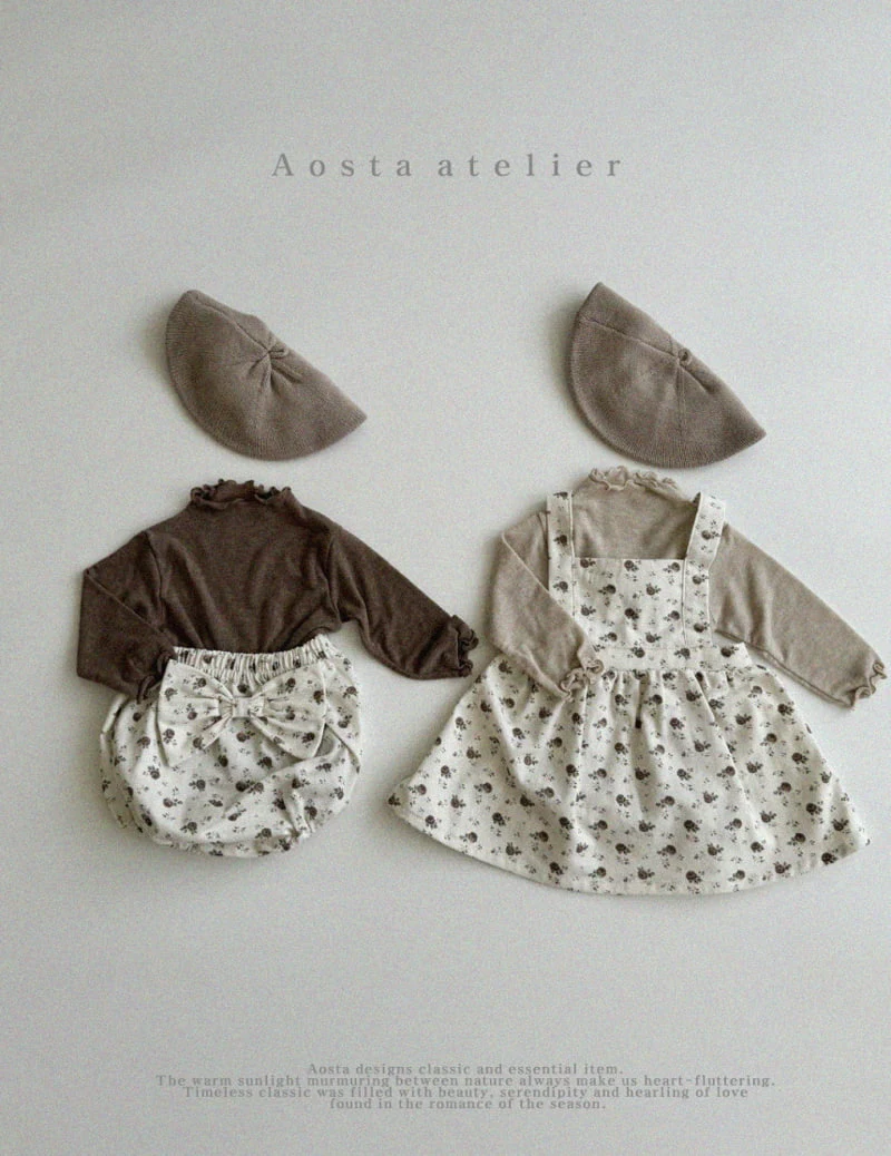 Aosta - Korean Children Fashion - #littlefashionista - Flower Skirt - 9