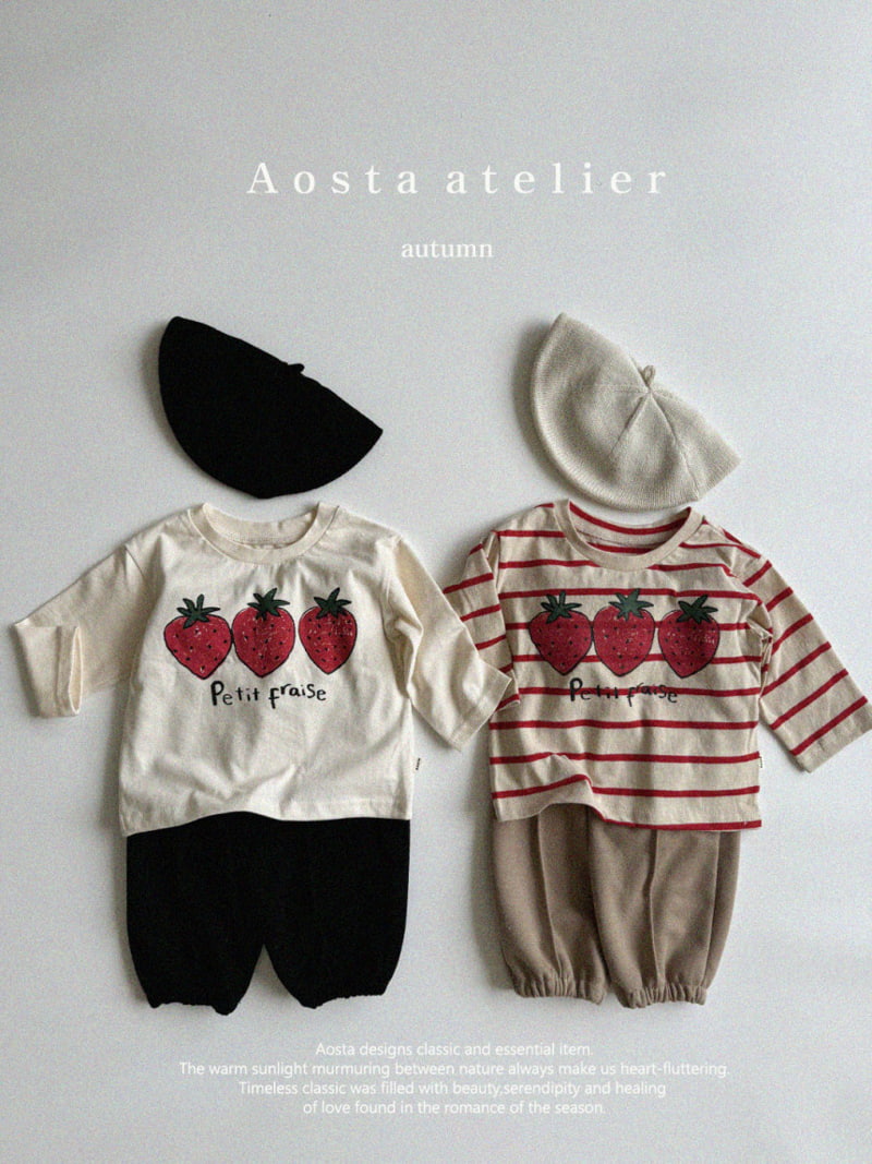 Aosta - Korean Children Fashion - #littlefashionista - Strawberry Tee - 5