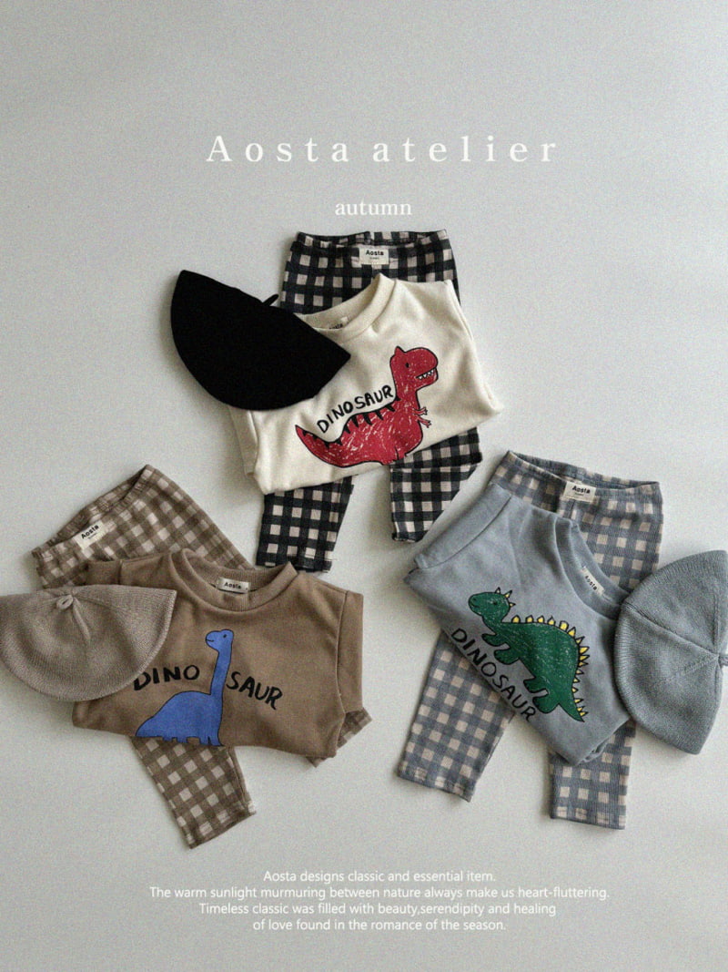 Aosta - Korean Children Fashion - #magicofchildhood - Check Leggings - 8