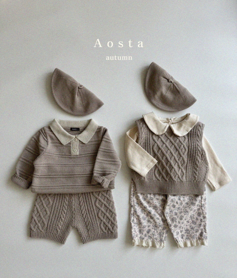 Aosta - Korean Children Fashion - #magicofchildhood - Knit Half Pants - 6