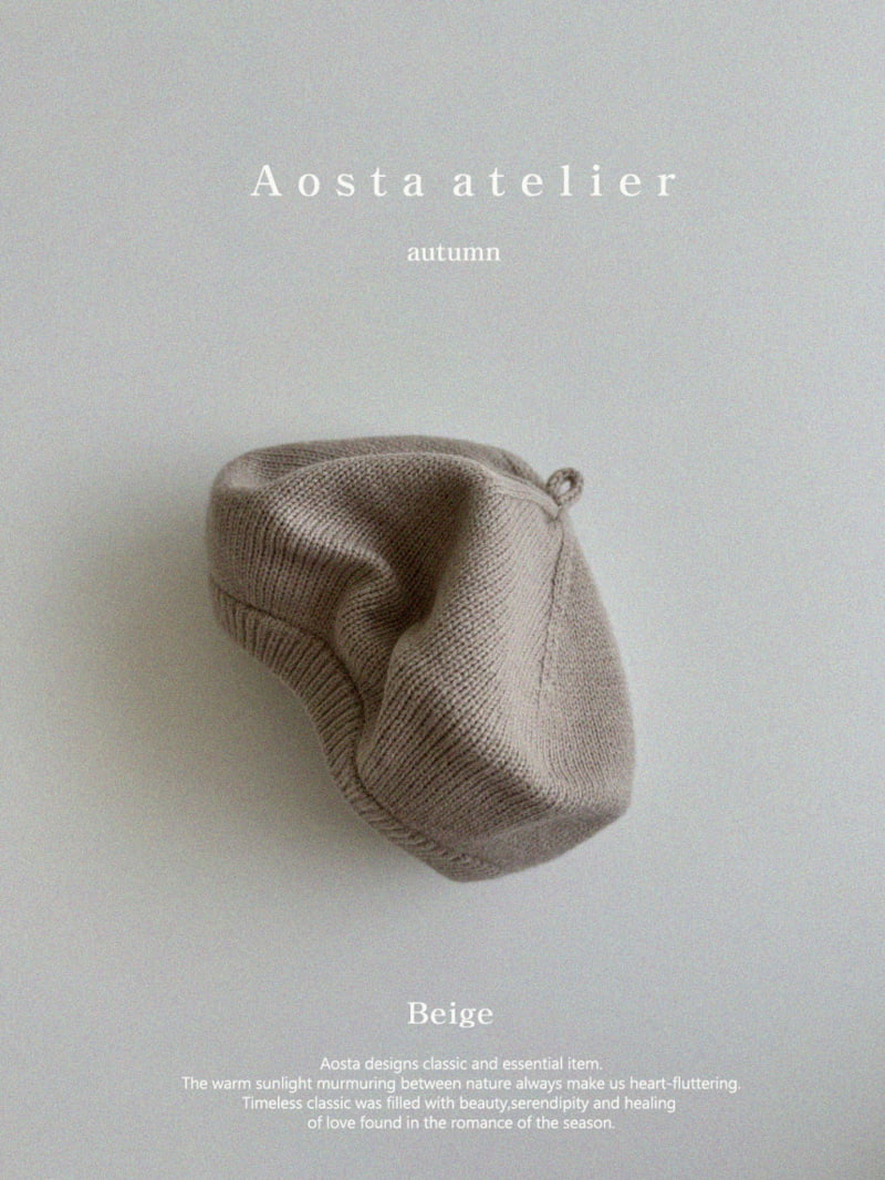 Aosta - Korean Children Fashion - #magicofchildhood - Knit Beret - 4