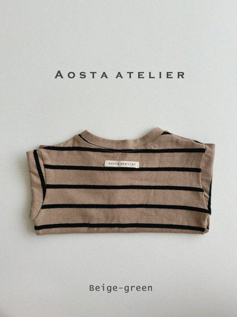 Aosta - Korean Children Fashion - #minifashionista - Signature Stripe Tee - 10