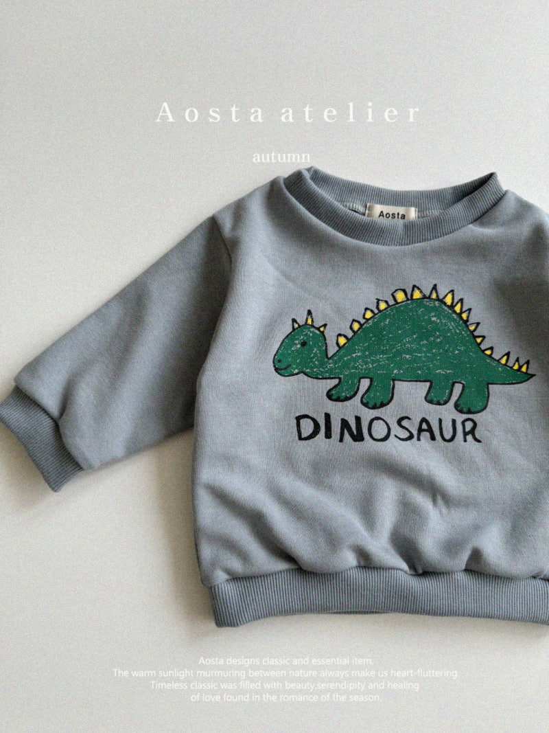 Aosta - Korean Children Fashion - #prettylittlegirls - Dino Sweatshirts - 10