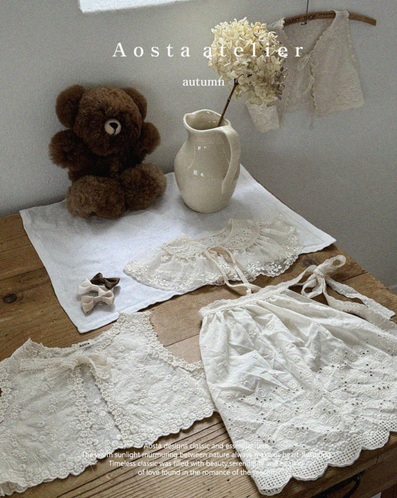 Aosta - Korean Children Fashion - #stylishchildhood - Lace Vest - 9