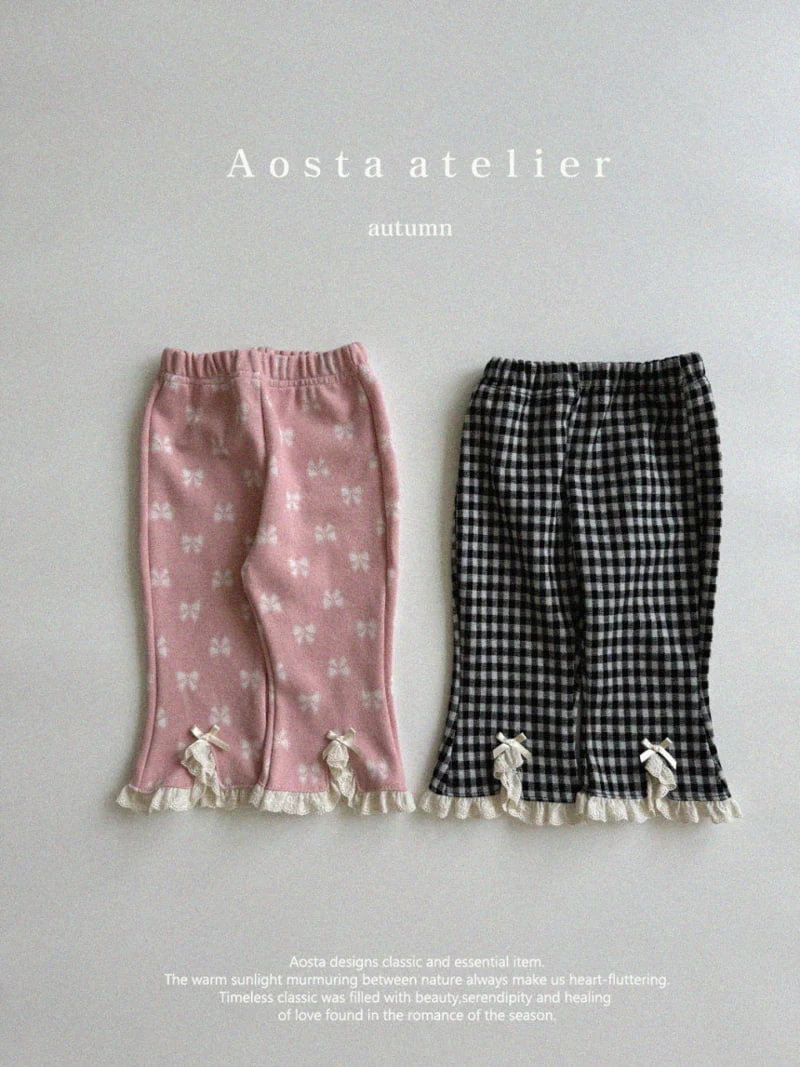 Aosta - Korean Children Fashion - #stylishchildhood - Ribbon Pants