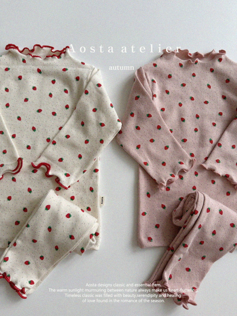 Aosta - Korean Children Fashion - #todddlerfashion - Strawberry Easywear - 8