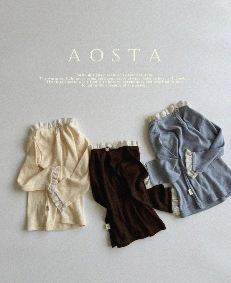 Aosta - Korean Children Fashion - #toddlerclothing - Eyelet Tee - 3