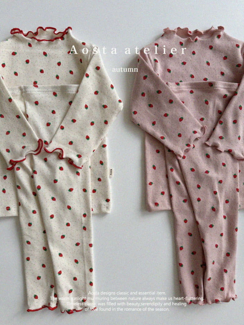 Aosta - Korean Children Fashion - #toddlerclothing - Strawberry Easywear - 9