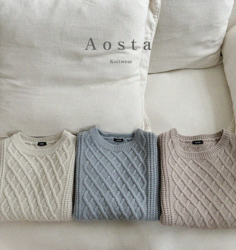 Aosta - Korean Women Fashion - #momslook - Knit Vest Adult