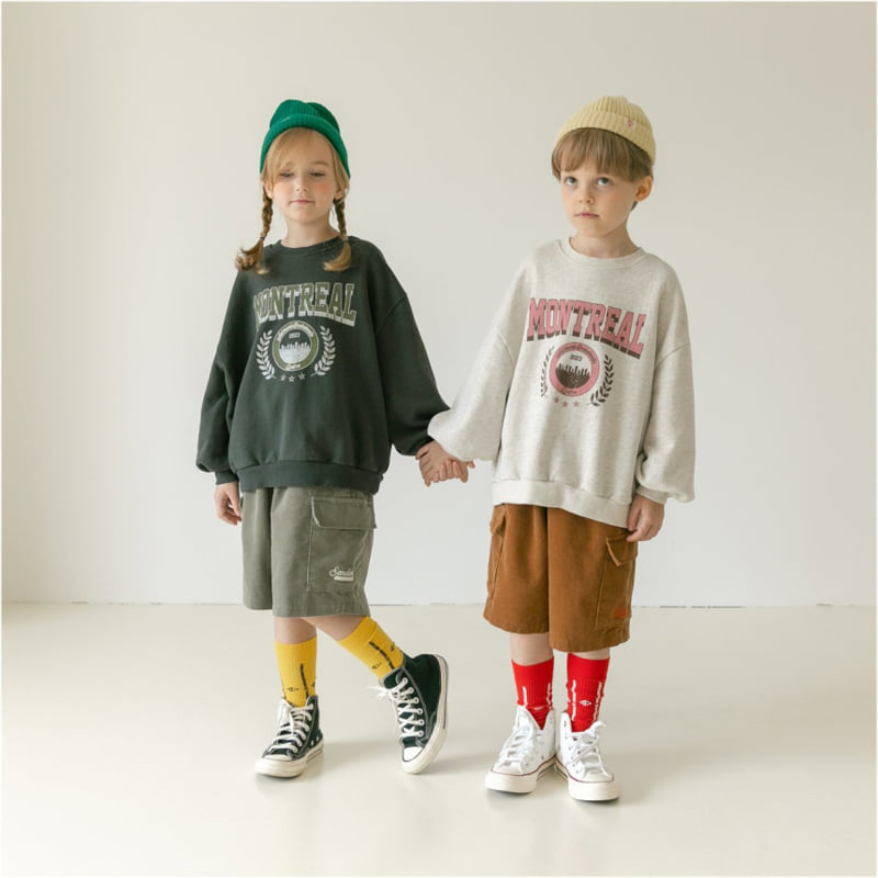 Apfel - Korean Children Fashion - #childofig - Montreal Sweatshirts - 2