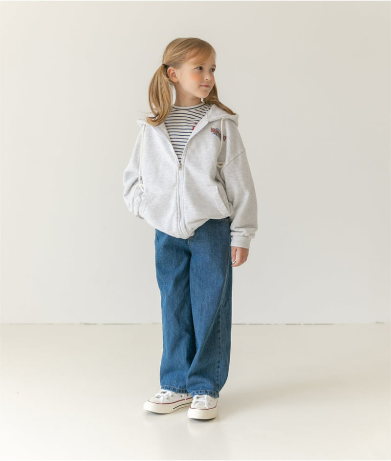 Apfel - Korean Children Fashion - #fashionkids - Cookie Denim Pants - 8