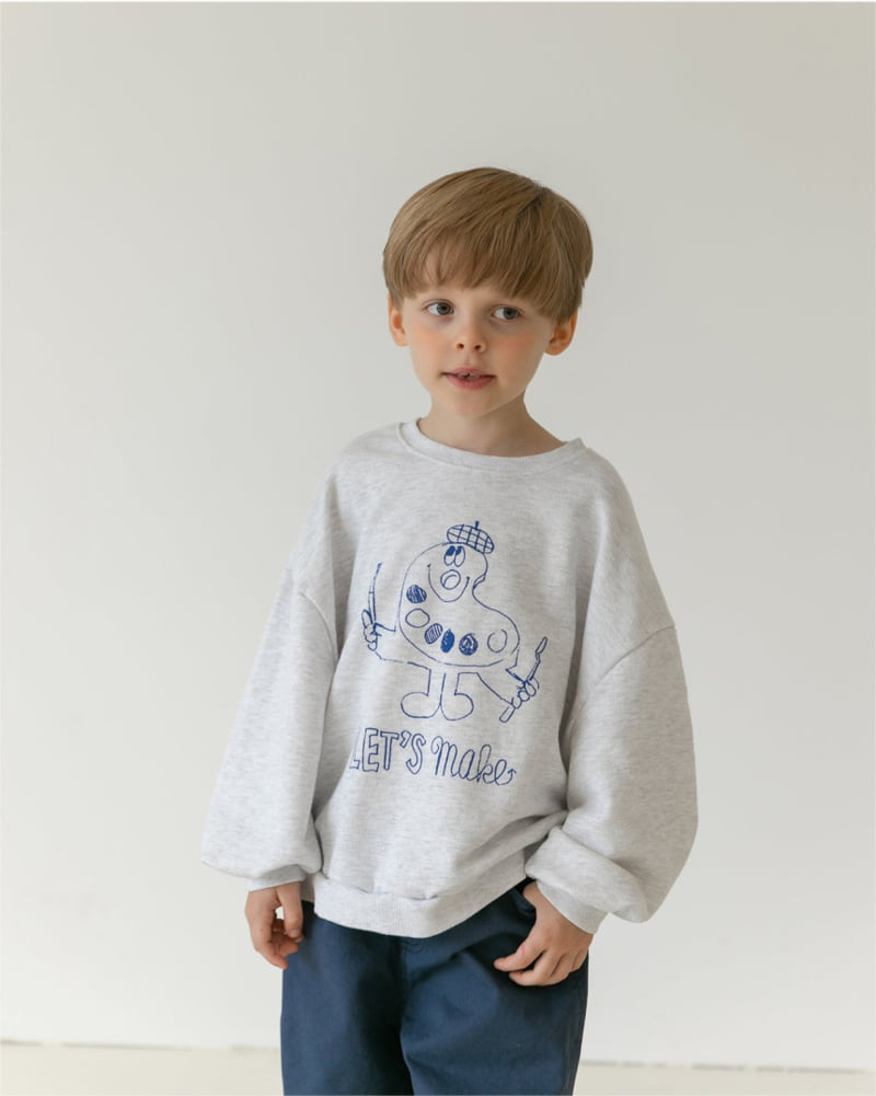 Apfel - Korean Children Fashion - #fashionkids - Painter Sweatshirts - 7