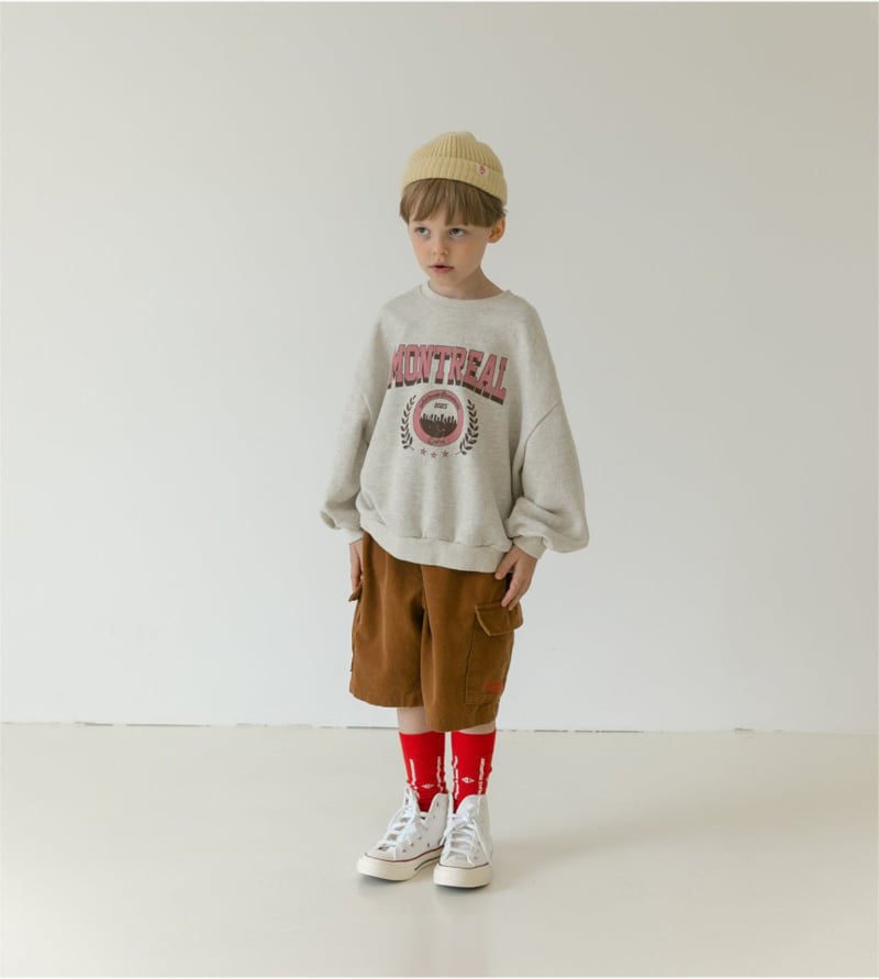 Apfel - Korean Children Fashion - #kidsshorts - Montreal Sweatshirts - 7