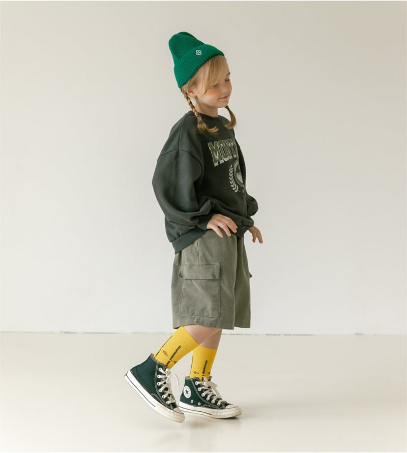 Apfel - Korean Children Fashion - #prettylittlegirls - Peanut Cargo Shorts - 7