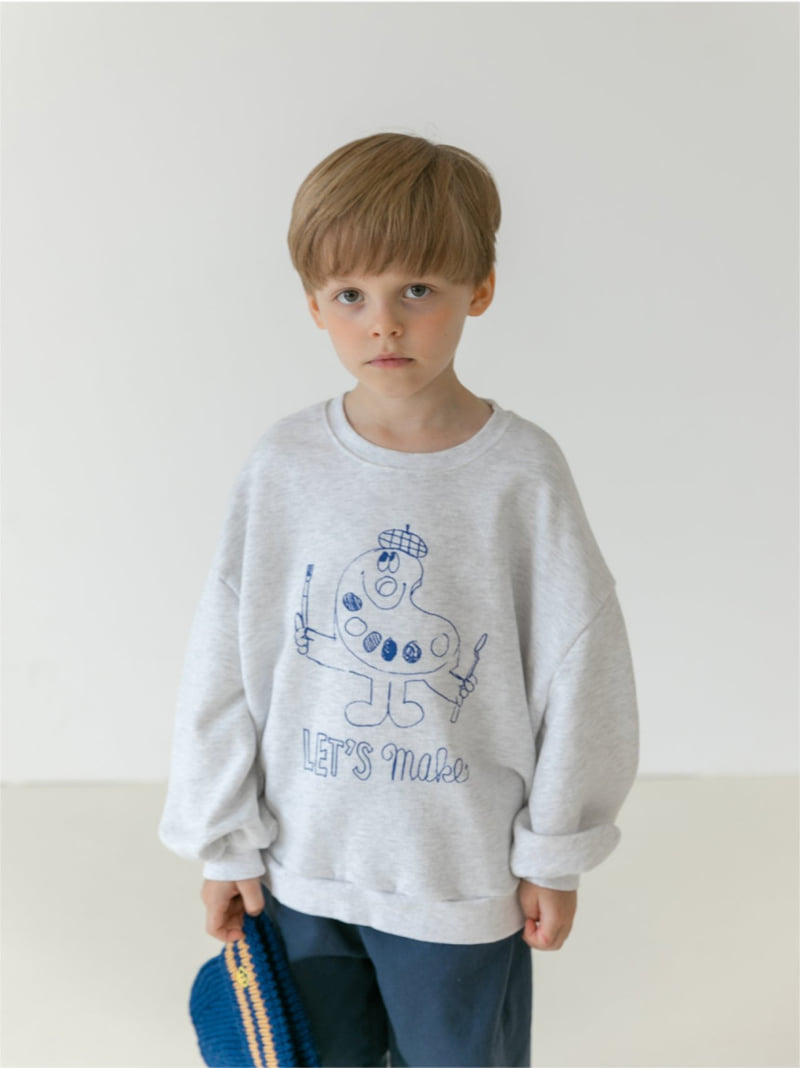 Apfel - Korean Children Fashion - #stylishchildhood - Painter Sweatshirts - 2