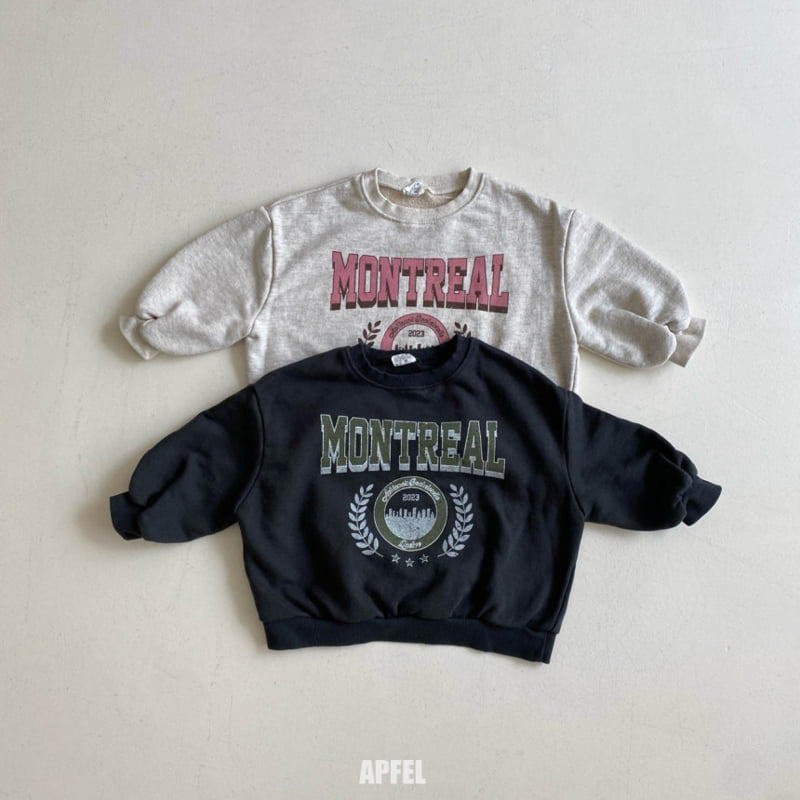 Apfel - Korean Children Fashion - #stylishchildhood - Montreal Sweatshirts