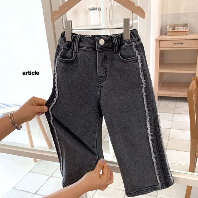 Article - Korean Children Fashion - #childofig - Cliff Denim Pants - 2