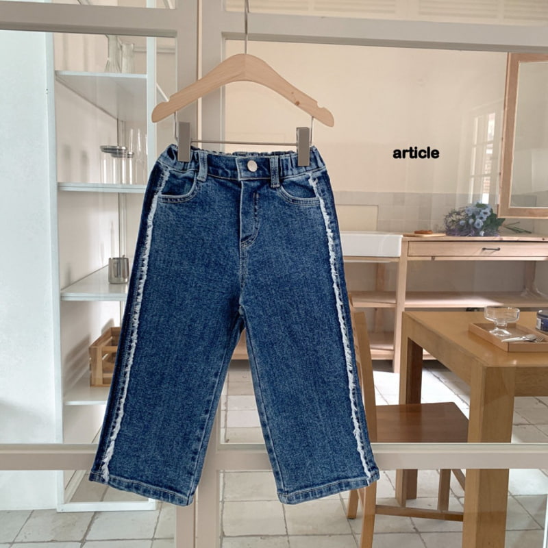 Article - Korean Children Fashion - #childofig - Cliff Denim Pants - 3