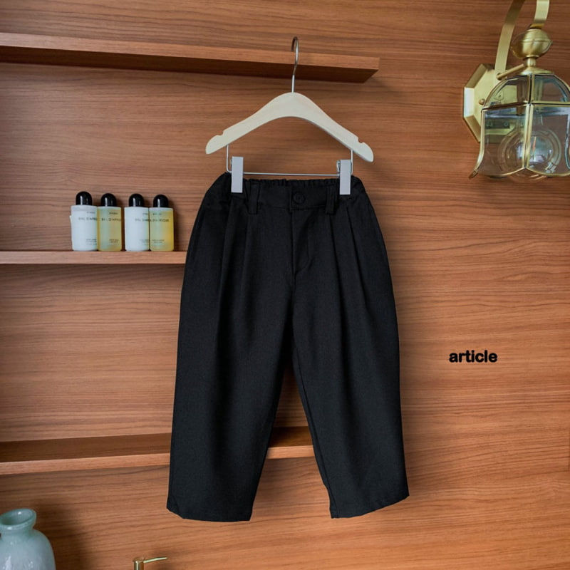 Article - Korean Children Fashion - #childofig - House Two Tuck Pants - 5