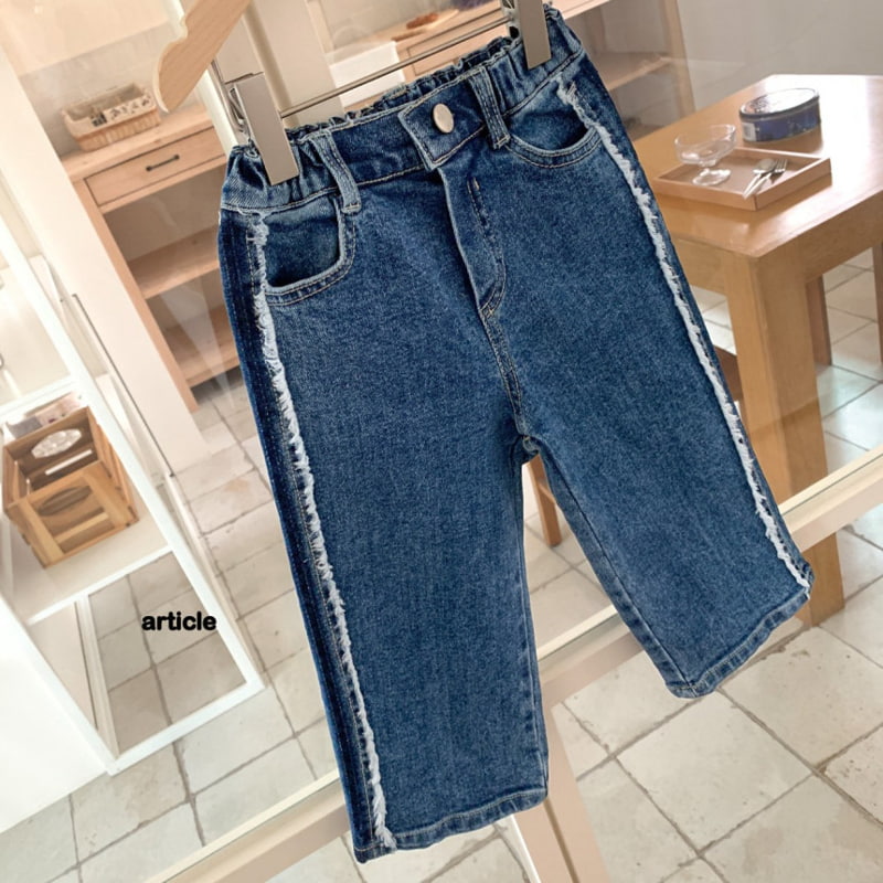 Article - Korean Children Fashion - #childofig - Cliff Denim Pants - 4