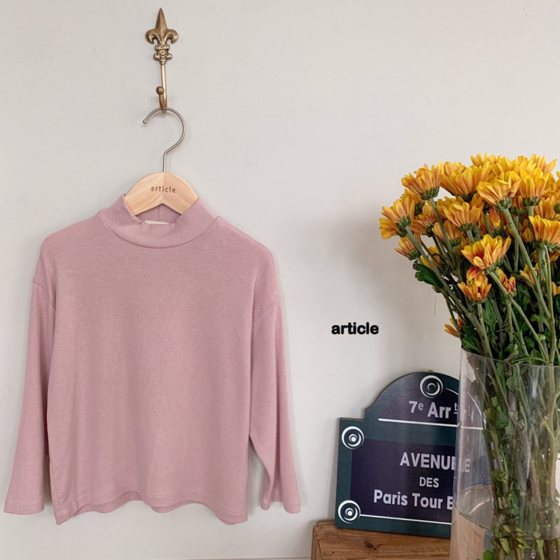 Article - Korean Children Fashion - #childofig - Soft Turtleneck Tee - 4